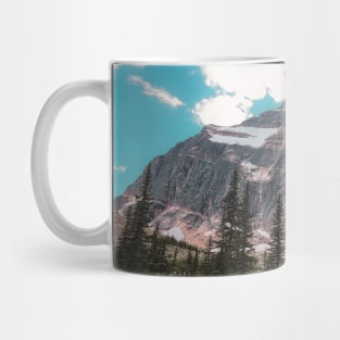 Mountain Snowy Peak at Jasper National Park V2 Mug